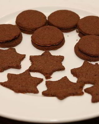 Шоколадно-кофейное печенье