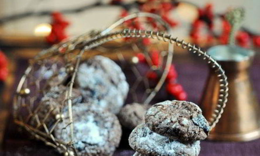 Рецепт шоколадна-миндального печенье с черносливом