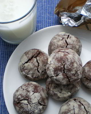 Шоколадное печенье с кофе