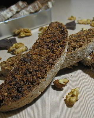 Шоколадные бискотти