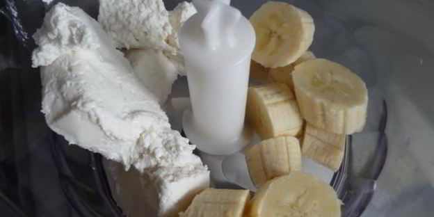 творожно-банановое диетическое печенье