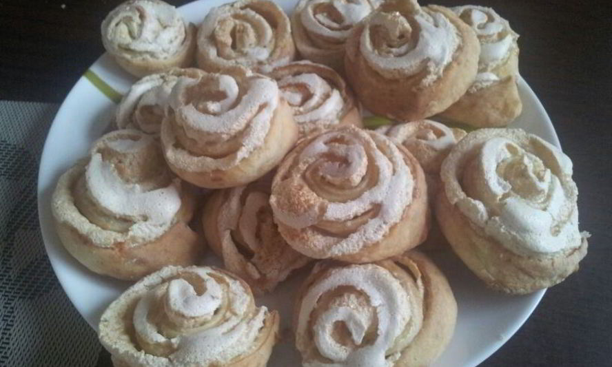 Рецепт творожного печенья с кремом