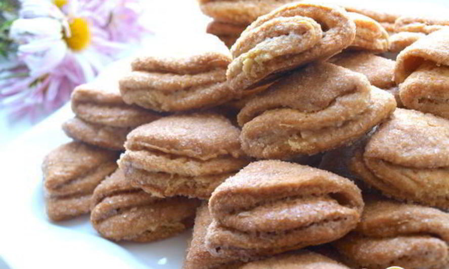 Рецепт творожного печенья уголки