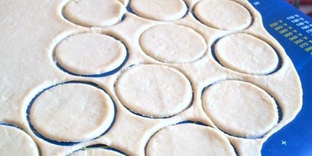 творожное печенье уголки