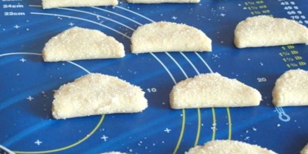 творожное печенье уголки