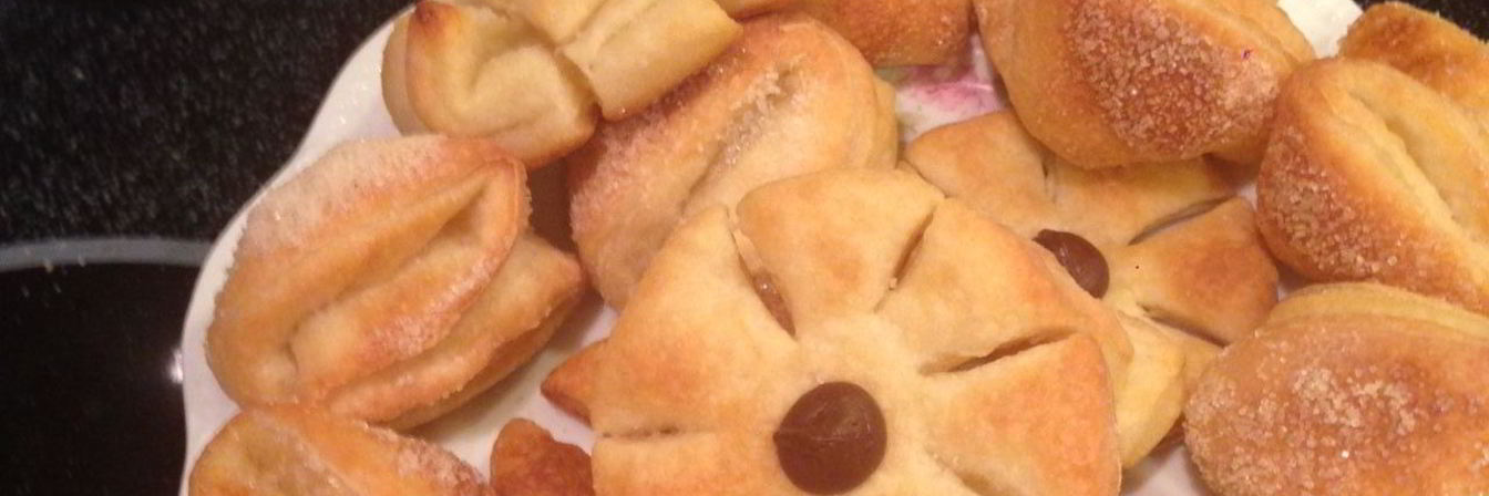 Творожные сладкие крекеры