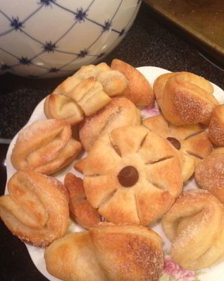 Творожные сладкие крекеры