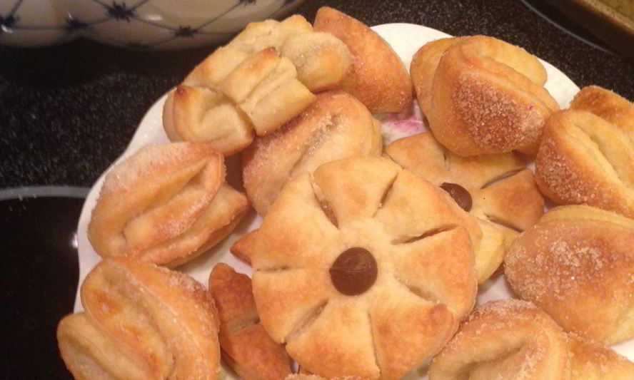 Рецепт творожных сладких крекеров