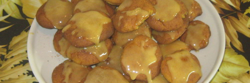 Тыквенное песочное печенье