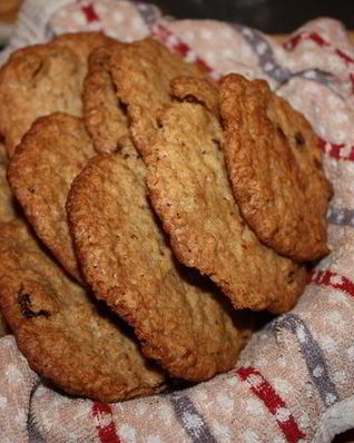 Вкусное овсяное печенье