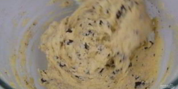 вкусное печенье с шоколадной крошкой