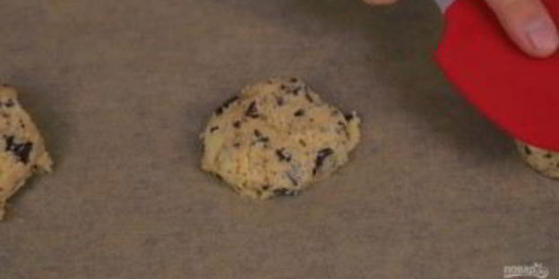 вкусное печенье с шоколадной крошкой