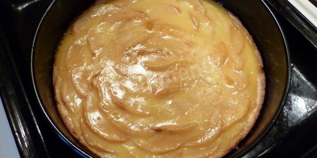 айвовый пирог с айвой