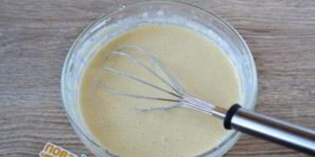 блинный пирог с курицей и грибами