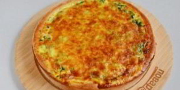 быстрый куриный пирог со шпинатом и грибами