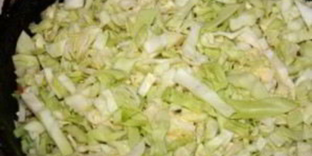 быстрый пирог с капустой на кефире