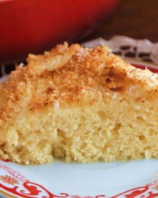 Датский пирог с кокосовой стружкой