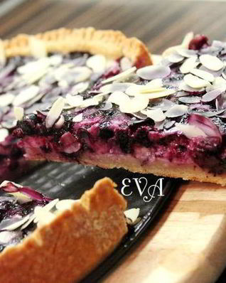 Финский черничный пирог