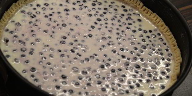 финский черничный пирог