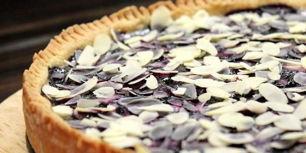 финский черничный пирог