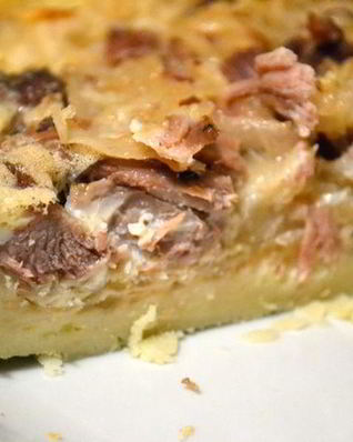 Картофельный пирог с индейкой