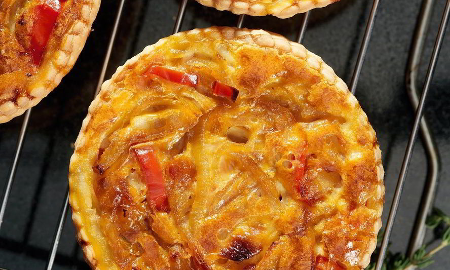 Рецепт киша с луком