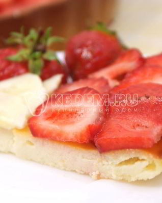 Летний пирог с рикоттой