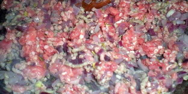 многослойный пирог-перевертыш