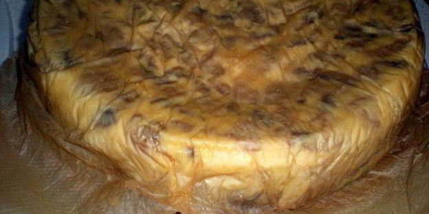 многослойный пирог-перевертыш