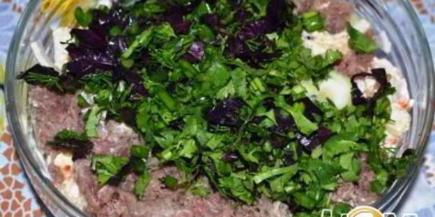 мясной пирог с отрубями