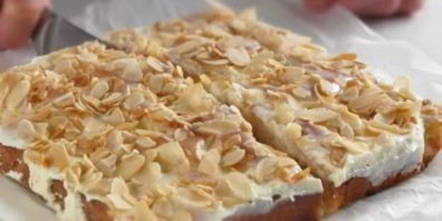 нежнейший персиковый пирог