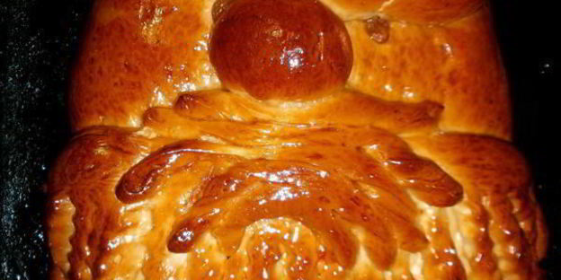 новогодний пирог дед мороз