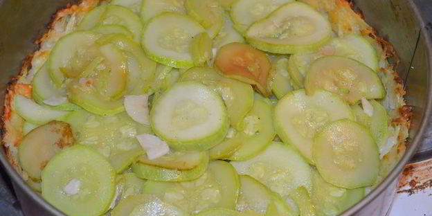 очень вкусный овощной пирог