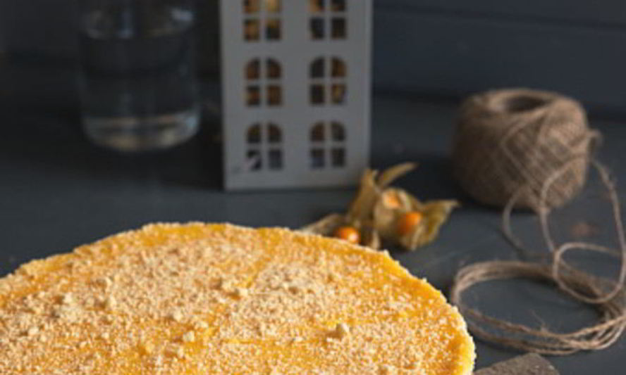 Рецепт песочного пирога с творогом