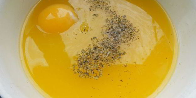 пирог из песочного теста с курицей и овощами