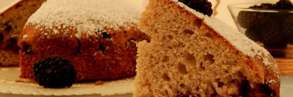 Пирог с ежевикой