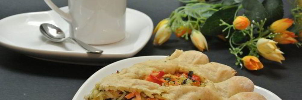 Пирог с овощами и зеленью