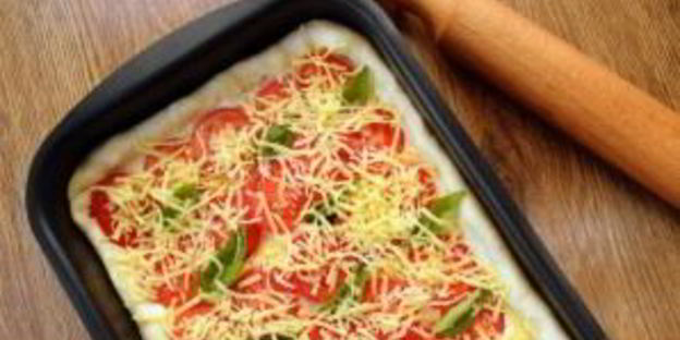 пирог с помидорами и базиликом