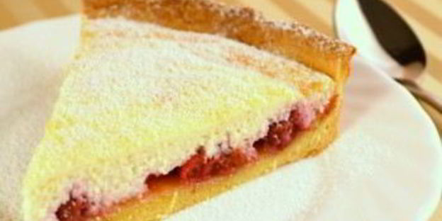 пирог с творогом и вишней