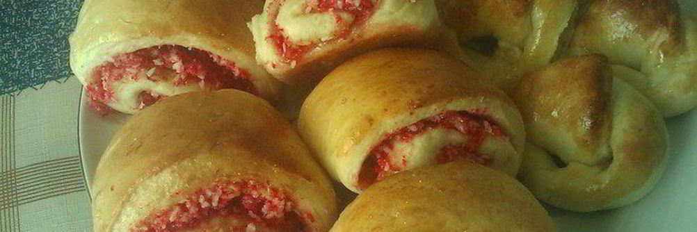 Пирог с яблочно-кокосовой начинкой