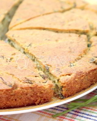 Пирог с зеленью