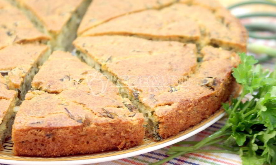 Рецепт пирога с зеленью