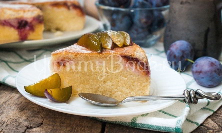 Рецепт пирога со сливами в мультиварке