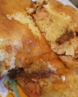 Пирог Яблочки с шоколадом