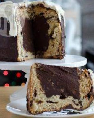 Царский панеттоне с шоколадом