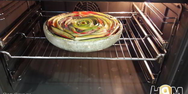 цветной киш с овощами