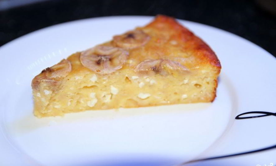 Рецепт творожно-бананового пирог