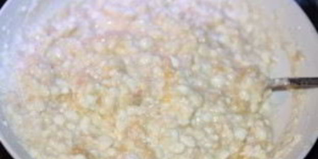 творожно-банановый пирог