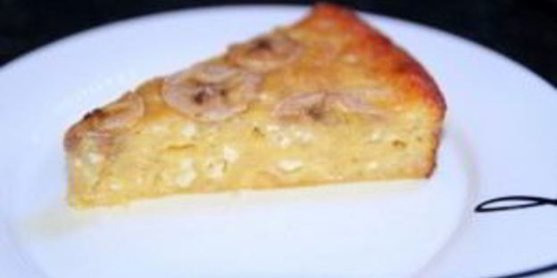 творожно-банановый пирог