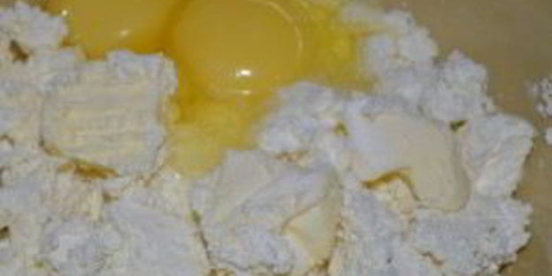 творожный пирог с вареньем